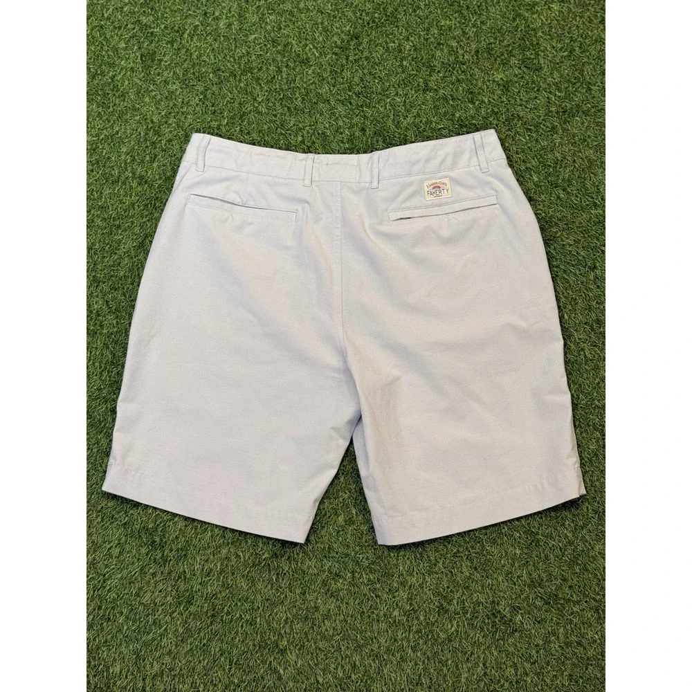 Faherty All Day Shorts Mens 34 Tan 9
